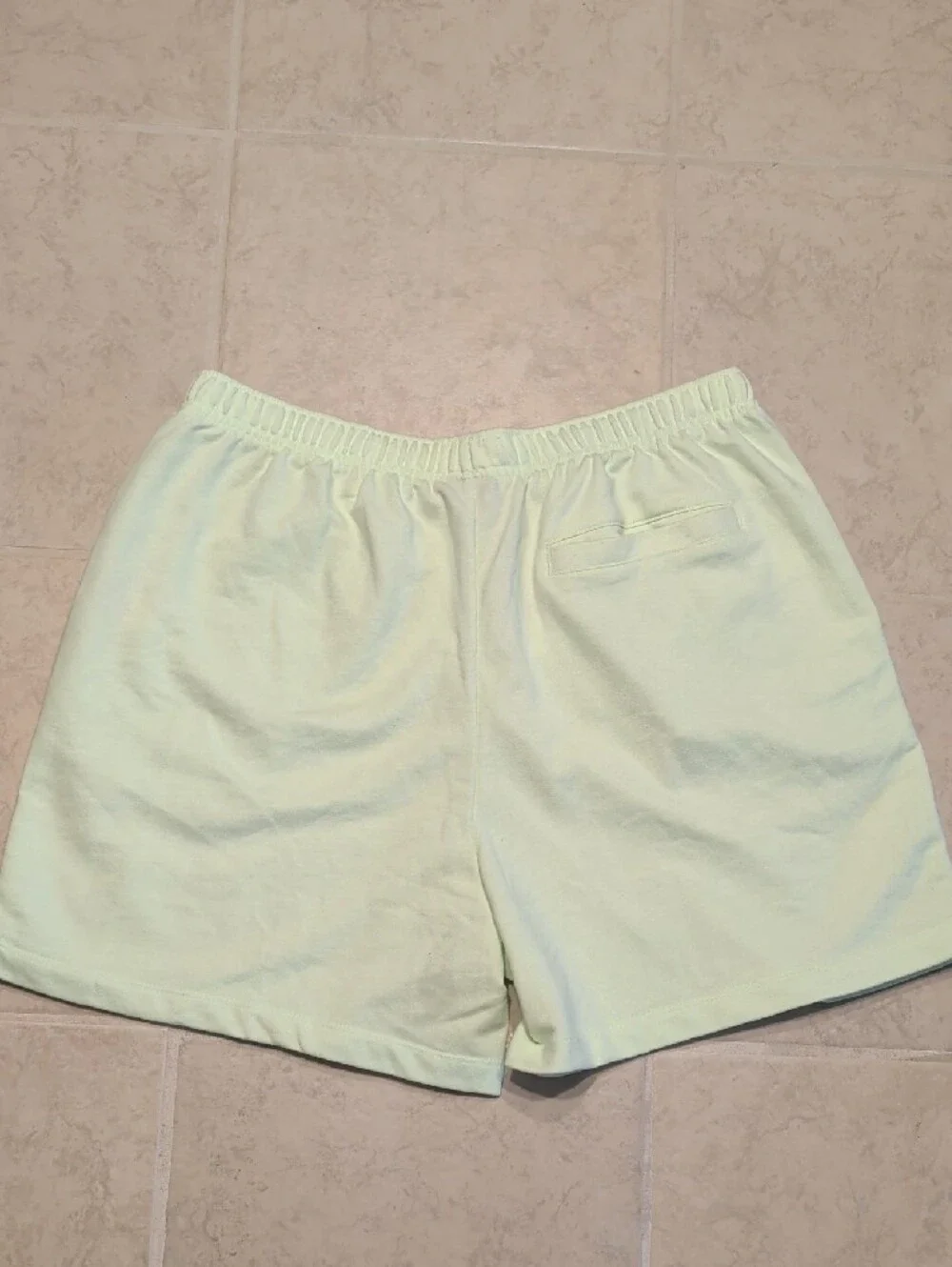 The North Face Men's Fleece Yellow Lime Shorts